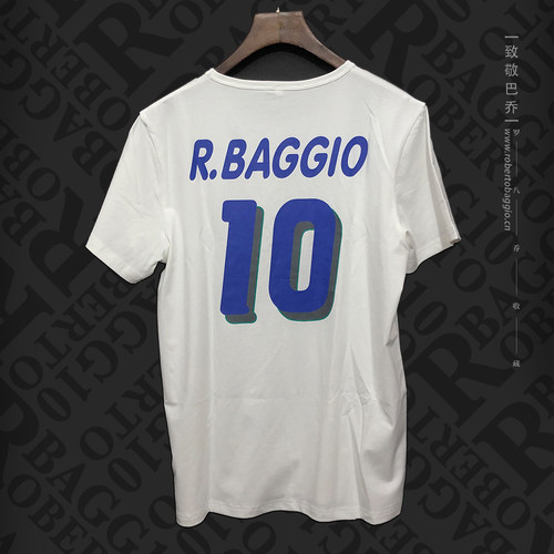 包邮巴乔Baggio1994美国世界杯意大利纪念足球球迷T恤非球衣 - 图2