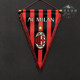 AC Milan Serie A football team exchanges flags