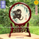 Детская физиологичная шерстяная картина для новорожденных для младенца, сувенир, делается под заказ, китайский гороскоп