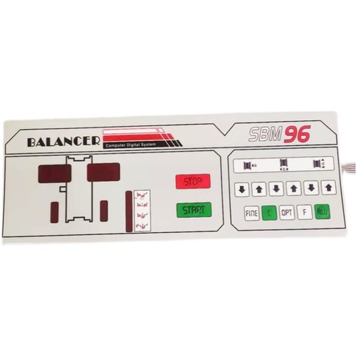 平衡机配件 大力火鹰诗琴雷卡平衡仪按键板 控制面板触摸薄膜开关 - 图3