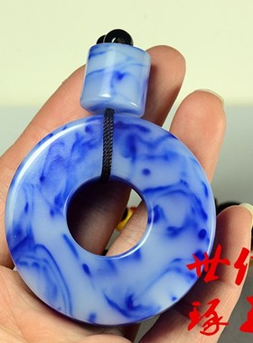 把件平安扣天然和田玉