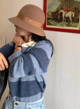 贵牌Helen毛呢礼帽复古气质