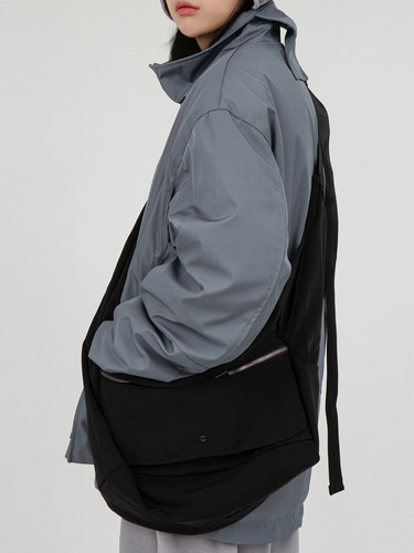 马嘉祺同款韩国代购Raucohouse Wearable zipper cross bag斜挎包 - 图0