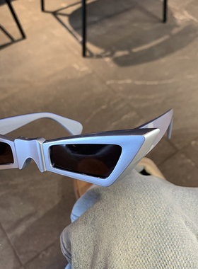 超窄小框墨镜欧美潮男辣妹蹦迪