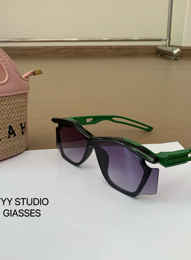 欧美大框飞行员式超轻太阳镜