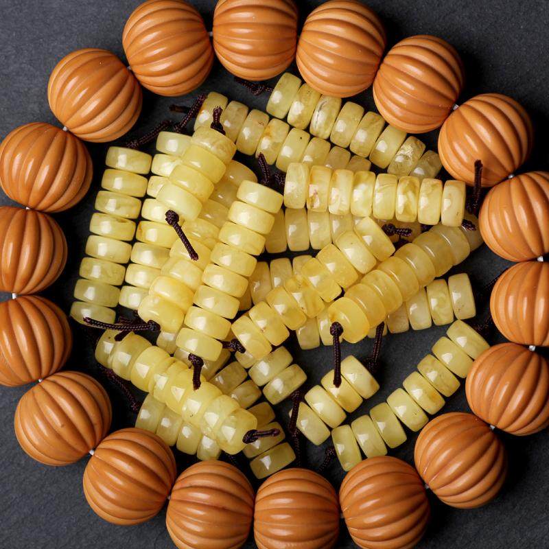 精工天然蜜蜡隔片药片直切6垫片金刚菩提猴头文玩手串diy配件珠子,淘宝优惠券,粉丝福利购,淘宝优惠卷