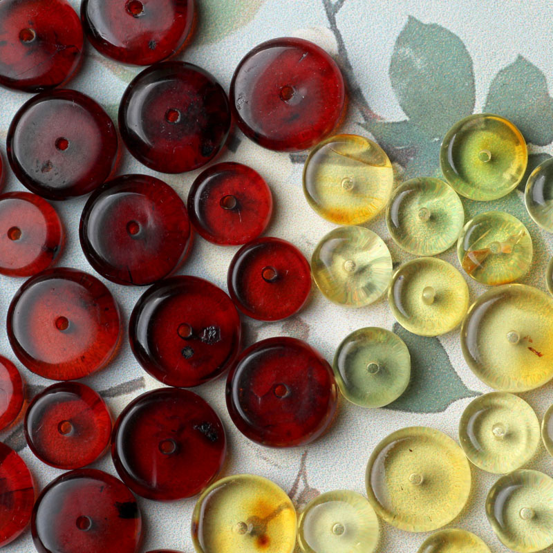 天然血珀隔片金珀垫片单颗琥珀蜜蜡算盘珠6配珠菩提配饰手串8散珠,淘宝优惠券,粉丝福利购,淘宝优惠卷