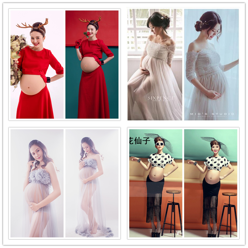 孕妇照服装姓感黑蕾丝裙孕照写真拍照影楼摄影服孕妇照片写真服装 孕妇照服装姓感黑蕾丝裙孕照写真拍照影楼摄影服孕妇照片写真服装