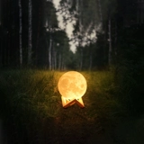 Lounge Outdoor Moon Lamp Lamp -Diving Drovativates Циркулярная атмосфера Атмосфера атмосфера лагерь лампа USB -зарядка