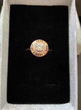 19号时尚风白金色女士戒指新品