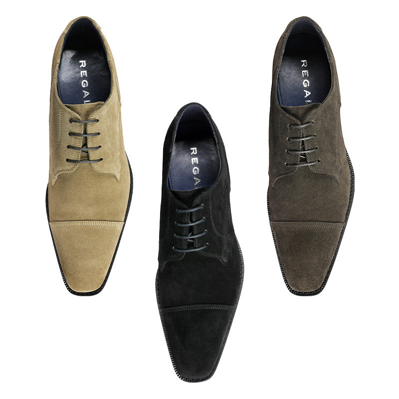 REGAL丽格T46B BJ23头层牛皮翻毛皮鞋反绒皮鞋德比秋冬男士皮鞋,淘宝优惠券,粉丝福利购,淘宝优惠卷