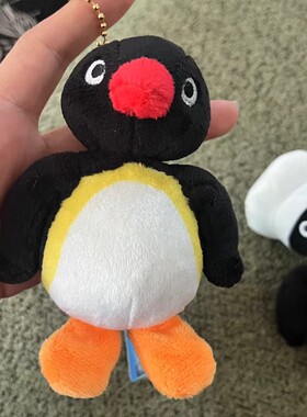 pingu厨师企鹅毛绒公仔可爱玩偶挂件吊索搞怪背包钥匙扣