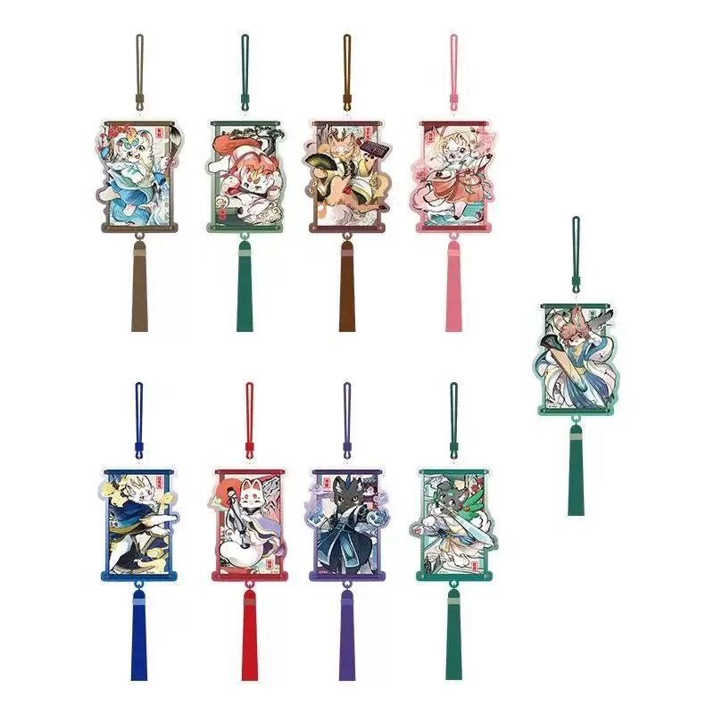 指定款正品有兽焉画影灵韵系列亚克力挂件盲盒钥匙扣皮皮哥哥谛听,淘宝优惠券,粉丝福利购,淘宝优惠卷