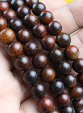 实木老挝红酸枝手串6/8mm直批