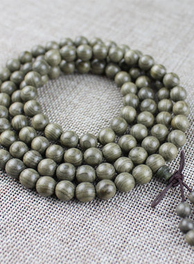 厂家直销手工珠阴沉乌木念珠佛珠