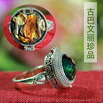 Tai Lean Thai Buddhas 17 years old shop Cuban Wenli 2561 ring 925 silver version of flower tree tagu