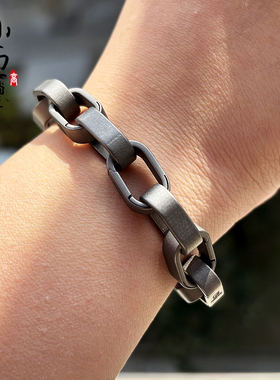 XGEDC钛合金简约手环不过敏生锈