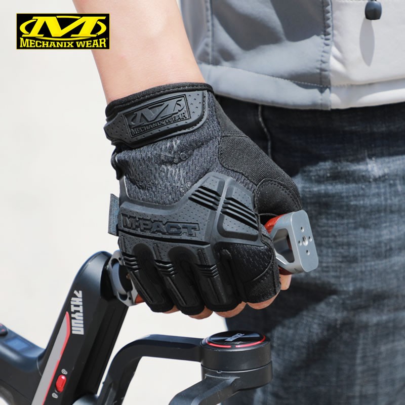 Mechanix Wear超级技师 户外半指抗冲击手套m-pact户外铠甲防护