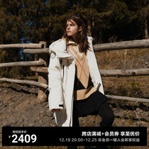 90% duck suede x windproof and waterproof MOCO2023 winter new pint multifunction down jacket MBC4EINT24