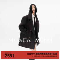 MOCo MUNN designer joint loose grunge wool sweater and coat jacket