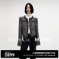MOCo MUNN designer joint rework 12 yarn woven short padded shoulder jacket