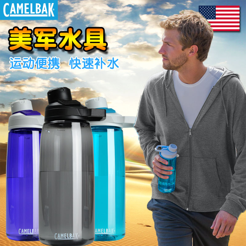 camelbak运动水杯驼峰龙口水壶大容量便携随手杯健身户外tritan - 图0