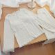 Pure lust sea salt creams knitted pajamas ຝ້າຍທີ່ມີ pads ເຕົ້ານົມ