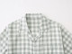 Gauze unprinted style Japanese style plaid plus pajamas ຂະຫນາດ