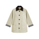 Fano ຝຣັ່ງ retro ແສງສະຫວ່າງ windbreaker ສັ້ນ n