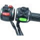Electric handlebar seat switch Little Turtle King one-piece swivel horn headlight steering modification double flash assembly established Ma Xinri