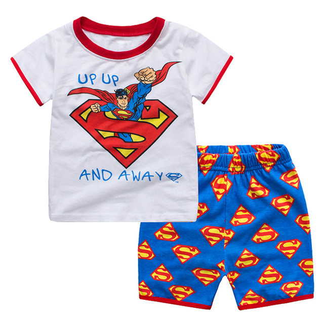 Spider-Man Anime Pajamas Marvel ເສື້ອຢືດແຂນສັ້ນຊຸດ