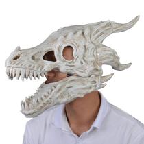 Dragon Mask Movable Jaw Dino keel head face with mouth movable dinosaur headgear