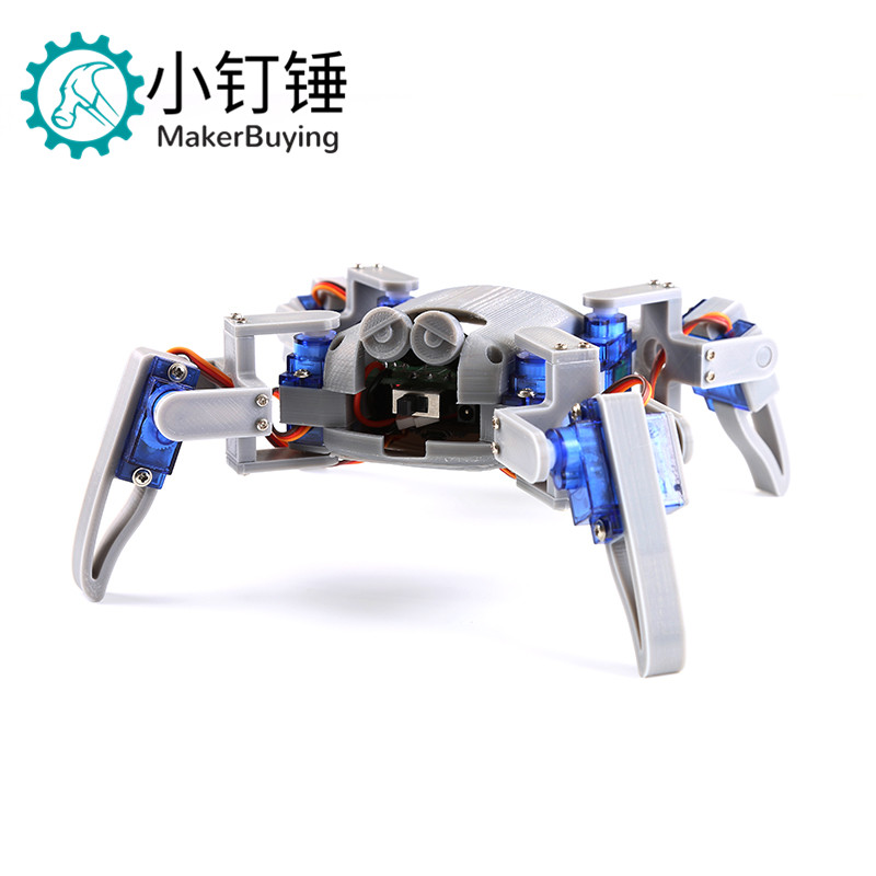 For Arduino开源套件四足机器人DIY制作蜘蛛仿生机械人Robot创客-图2