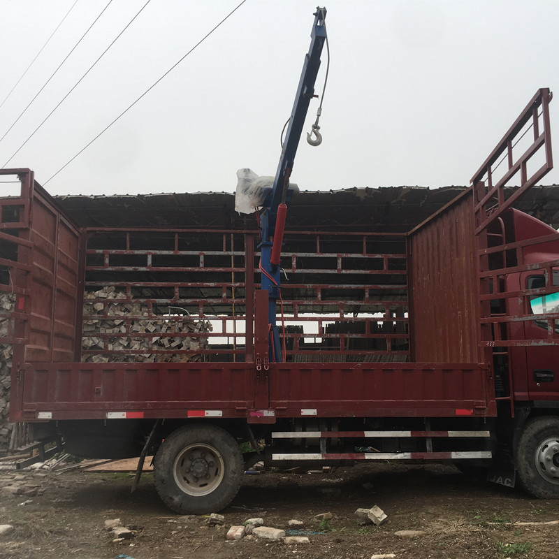 小型车载吊机 货车1T2t3吨 液压悬臂吊机遥控器直流起重机 随车吊 - 图2