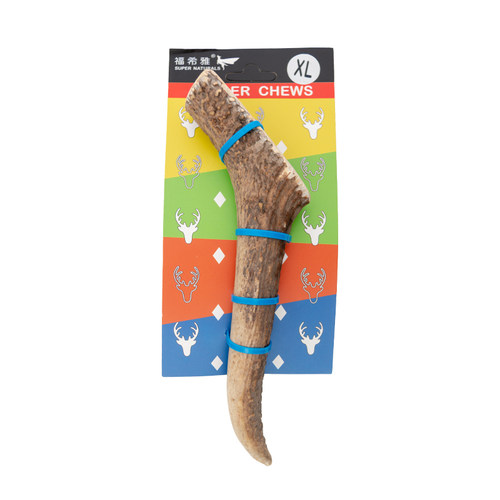 澳洲进口天然鹿角磨牙骨法斗柯基耐咬磨牙棒洁齿骨宠物磨牙零食 - 图3