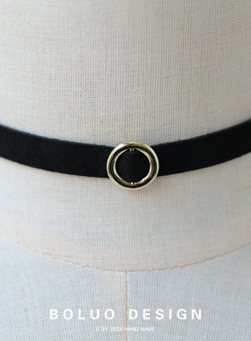 菠萝手作甜酷辣妹圆环锁骨链