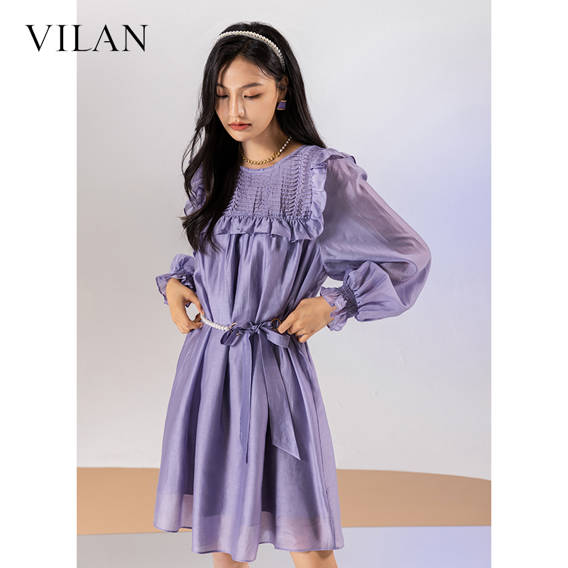 留洋千金穿搭vilan/慧兰春装新品会员福利衬衫女各类款式集合 - 图1