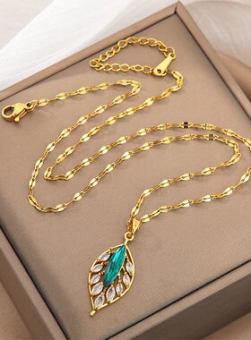 新款金枝玉叶项链网红款爆款简单轻质高级感小红薯爆款轻奢