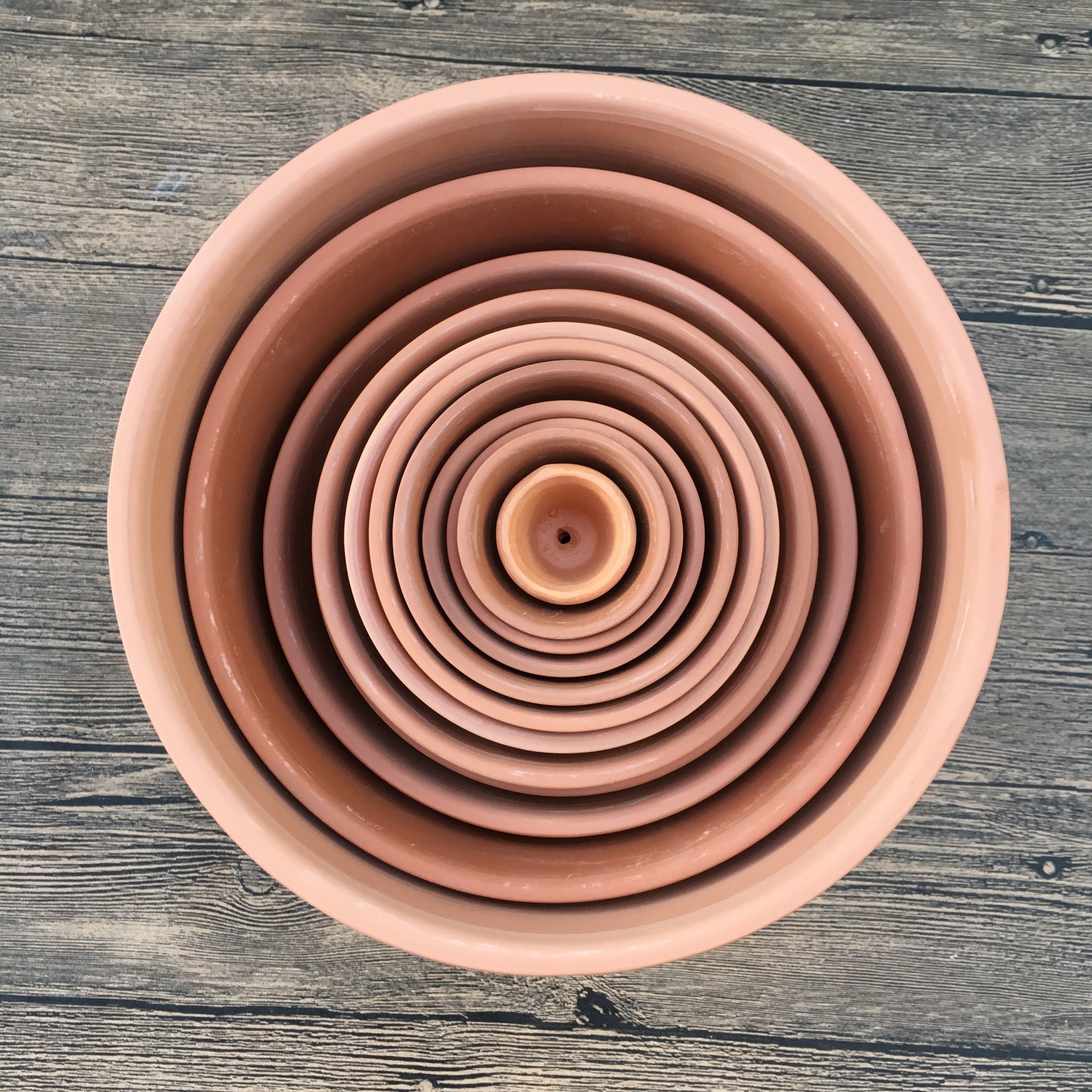 红陶花盆圆形花盆多肉植物育苗盆栽透气陶土盆绿植园艺花卉大号盆,淘宝优惠券,粉丝福利购,淘宝优惠卷