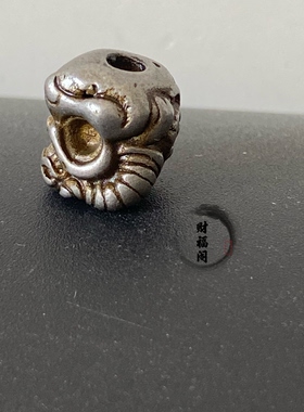 仿古藏传式天铁大鹏鸟佛珠手串配珠背云配饰配件diy百搭