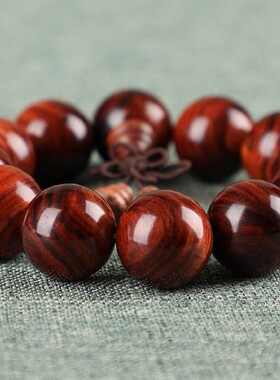 鬼脸葫芦木质本命年复古风手链