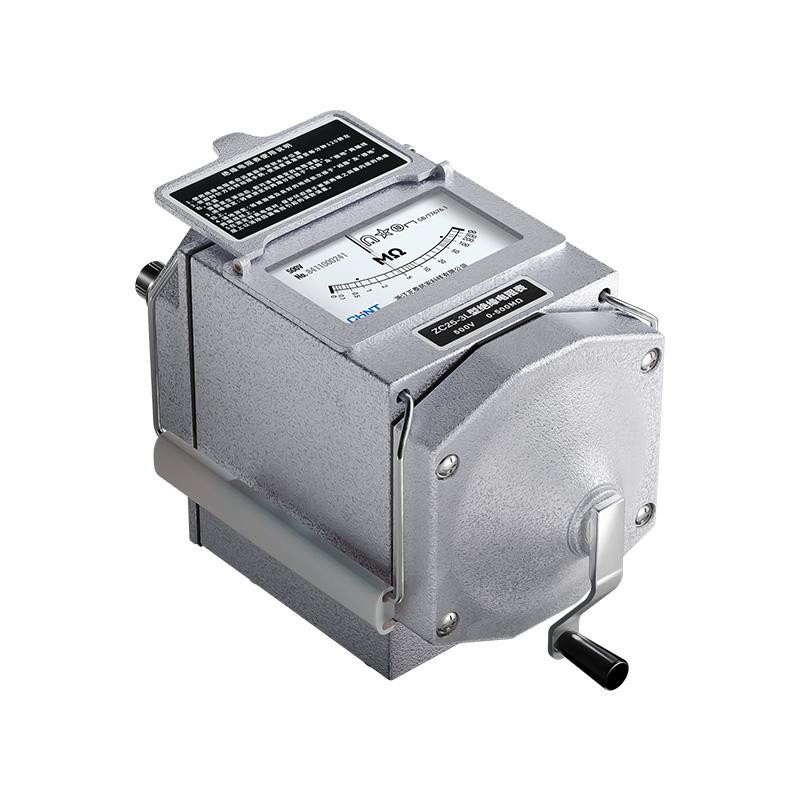 正泰ZC25-3兆欧表500V/1000V绝缘电阻测试仪手摇铝壳电工专用摇表 - 图3