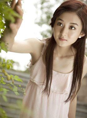 美女照片海报装饰画