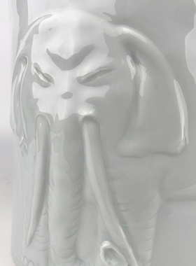薛继业陶瓷雕塑景德镇不仁斋