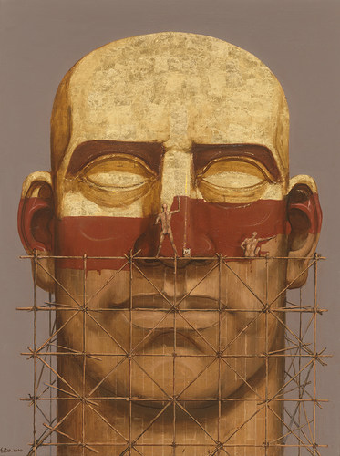 不仁斋薛继业油画80x60高精微喷签名限量复制版画 - 图3