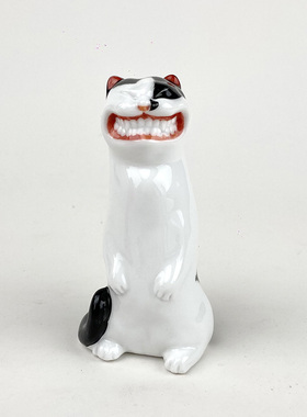 陶瓷不仁斋薛继业眯眼大笑钟馗