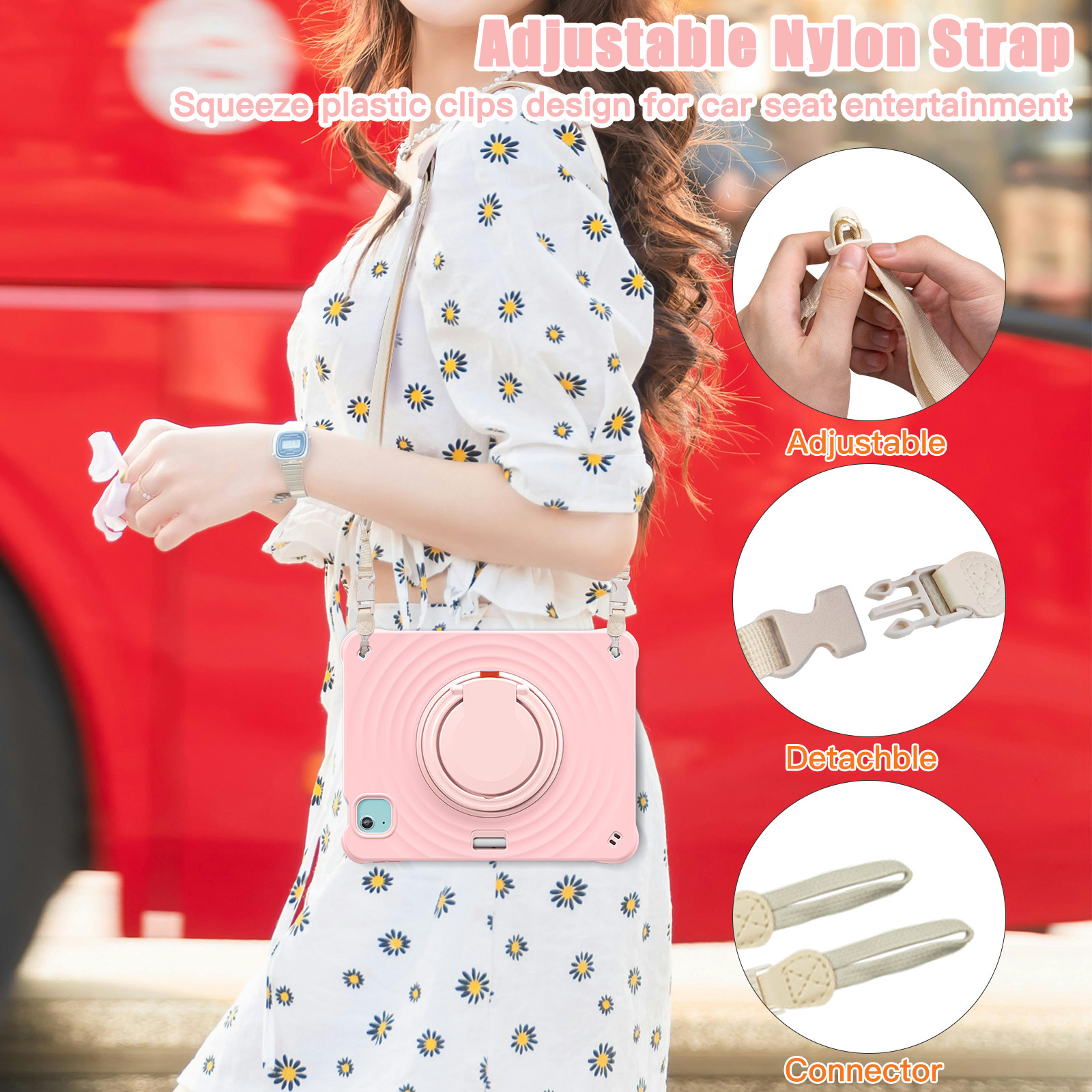 平板电脑防摔壳相机挂绳背带户外便携适用iPad华为悬挂微单望远镜,淘宝优惠券,粉丝福利购,淘宝优惠卷