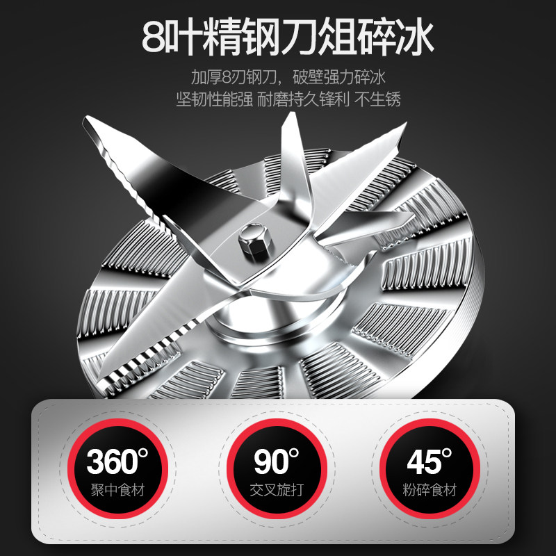 名友沙冰机商用奶茶店豆浆榨汁家用 小荣小杰电器刨冰/碎冰/冰沙机