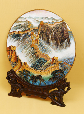 礼品客厅万里长城摆件铜装饰品