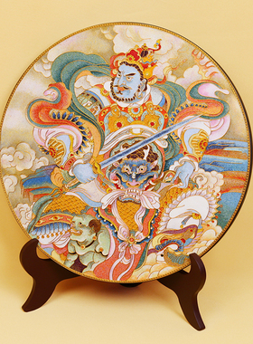 入户玄关摆台诗翼掐丝珐琅彩中式